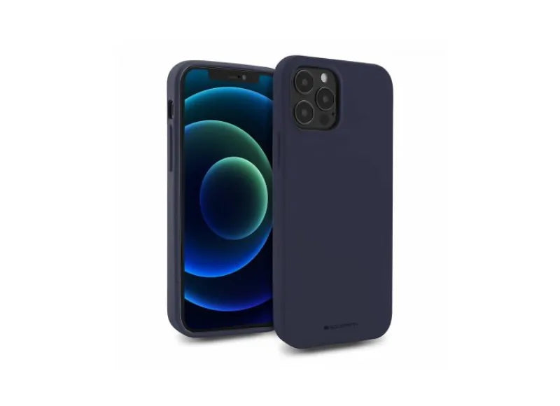 GOOSPERY SOFT FEELING CASE IPHONE 14 PRO MAX - MIDNIGHT BLUE