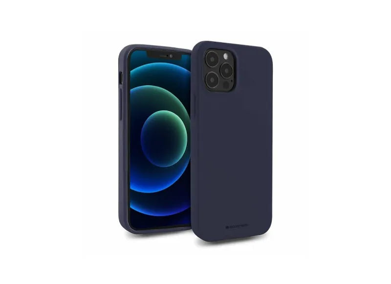 GOOSPERY SOFT FEELING CASE IPHONE 14 PRO - MIDNIGHT BLUE