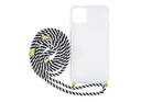 Goospery Θήκη Clear With Strap για iPhone 13 Pro Black/White