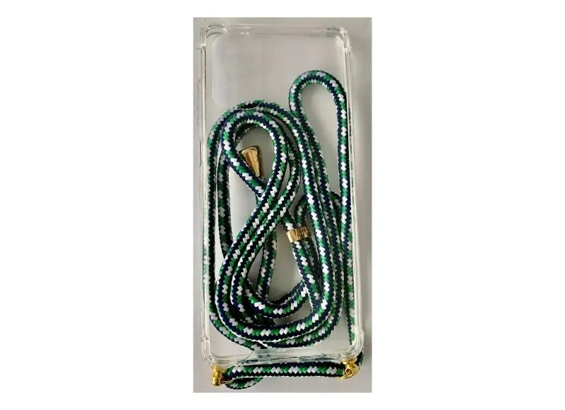 GOOSPERY CLEAR CASE WITH STRAP SAMSUNG S20 5G - NAVY GREEN