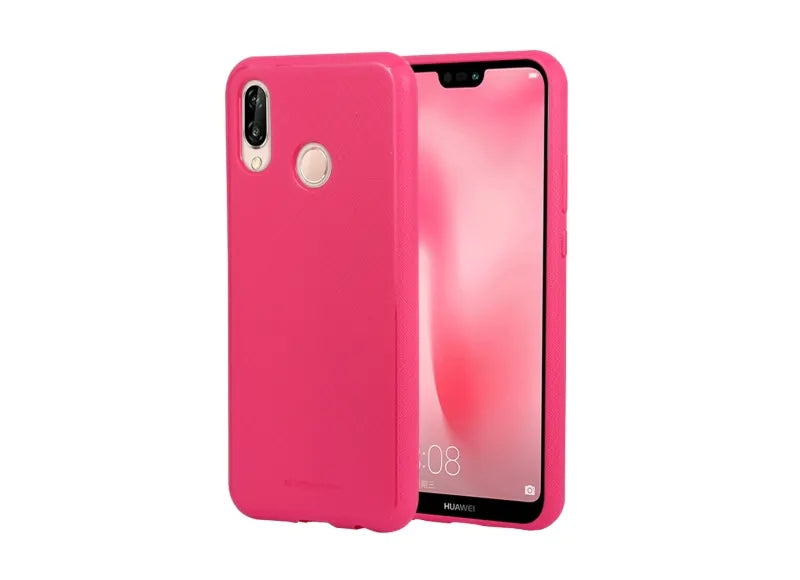 Goospery Θήκη Style Lux για Huawei P Smart 2019 Hot Pink