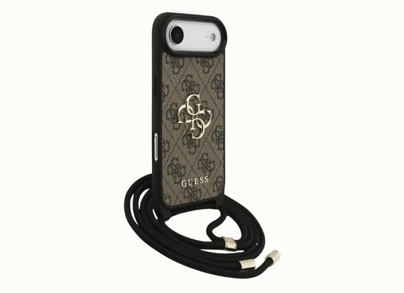 GUESS 4G BIG LOGO CORD STAP CROSSBODY IPHONE AIR ΘΗΚΗ KINHTOY (BROWN)
