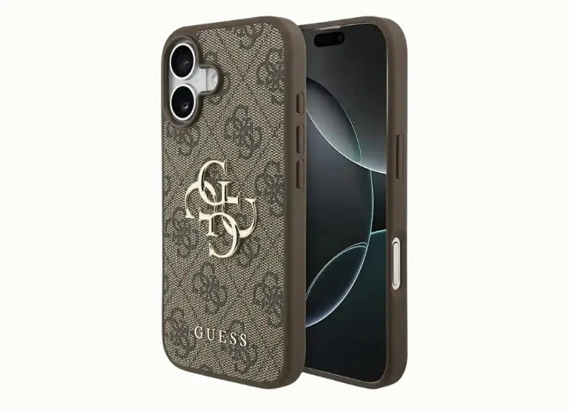 GUESS 4G BIG LOGO IPHONE 17 ΘΗΚΗ KINHTOY (BROWN)