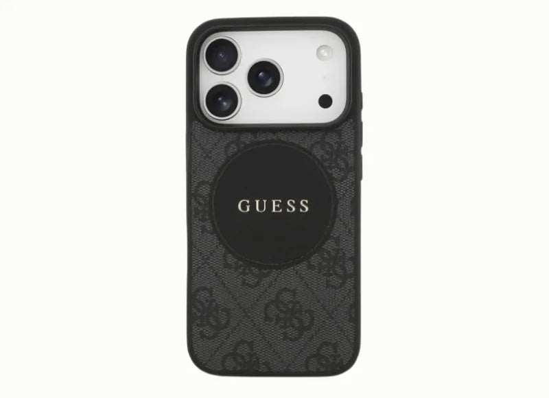 GUESS 4G CIRCLE CLASSIC LOGO MAGSAFE IPHONE 17 PRO ΘΗΚΗ ΚΙΝΗΤΟΥ (BLACK)