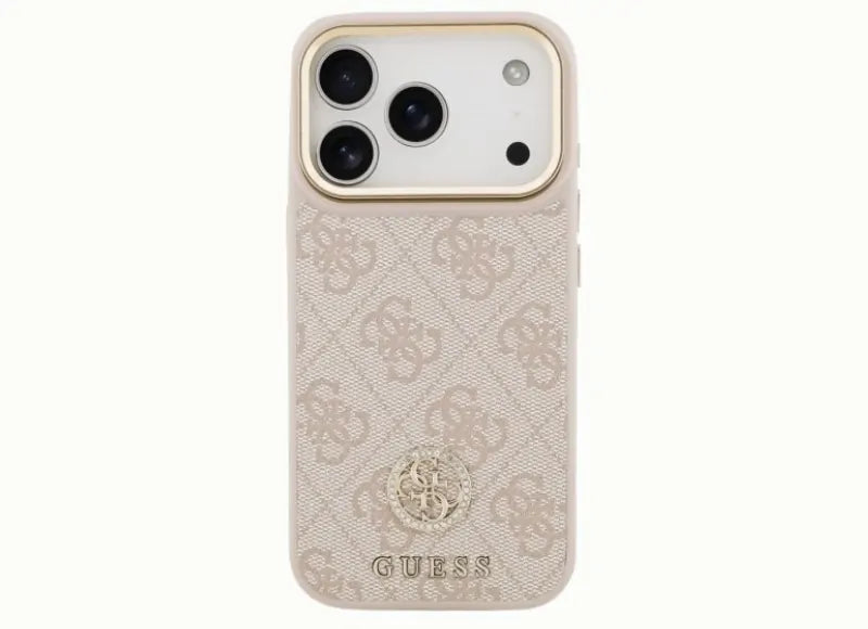 GUESS 4G STRASS LOGO MAGSAFE IPHONE 17 PRO ΘΗΚΗ ΚΙΝΗΤΟΥ (PINK)