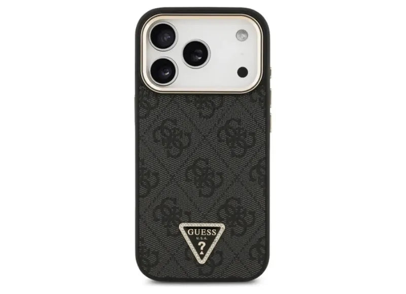 GUESS 4G TRIANGLE DIAMOND LOGO MAGSAFE ΘΗΚΗ ΓΙΑ IPHONE 17 PRO MAX (BLACK)