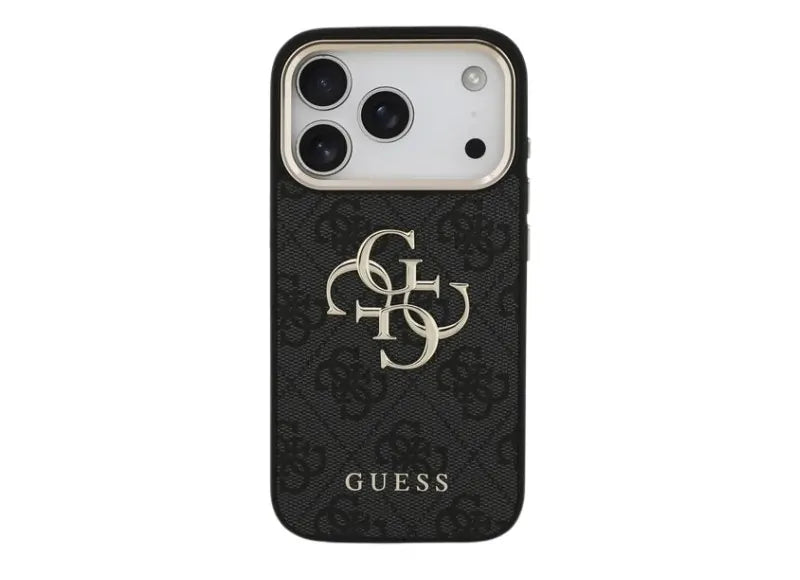 GUESS BIG 4G CLASSIC LOGO IPHONE 17 PRO ΘΗΚΗ ΚΙΝΗΤΟΥ (BLACK GOLD)