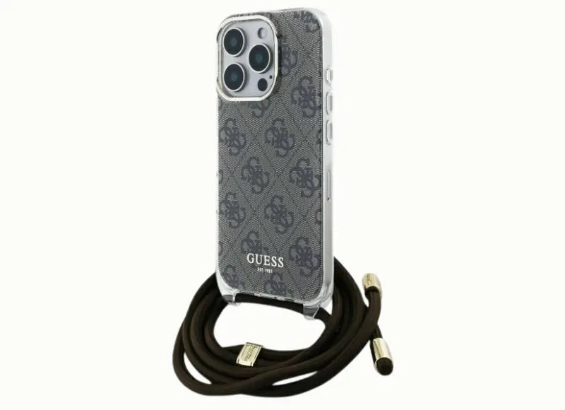 GUESS ΘΗΚΗ ΚΙΝΗΤΟΥ ΜΕ CROSSBODY CORD ΓΙΑ IPHONE 16 PRO MAX