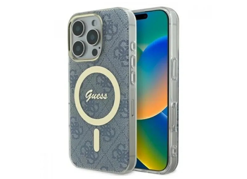 GUESS IML 4G MAGSAFE ΘΗΚΗ ΓΙΑ IPHONE 16 PRO ΜΠΛΕ