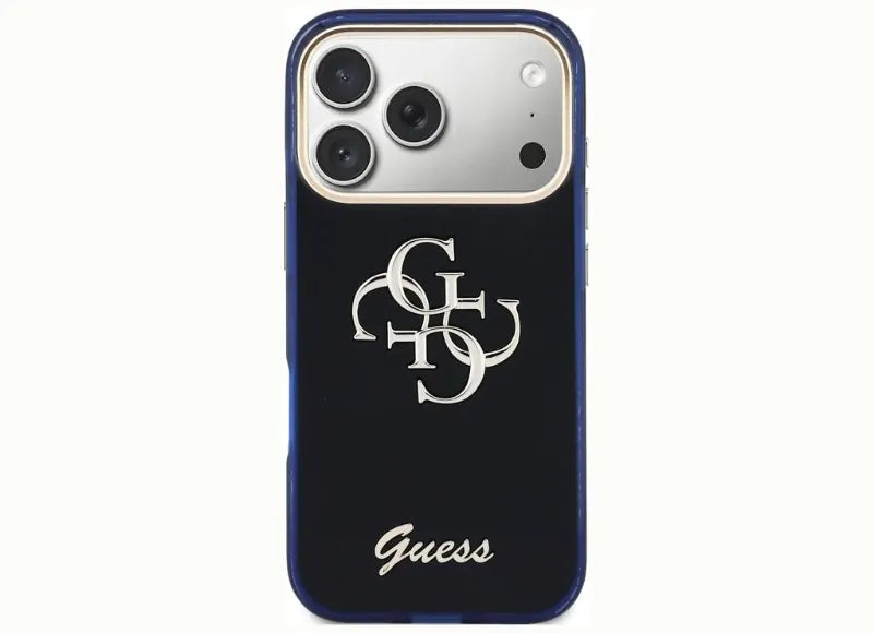 GUESS IML 4G SCRIPT METAL IPHONE 17 PRO ΘΗΚΗ ΚΙΝΗΤΟΥ (BLUE)