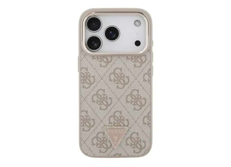 GUESS MAGSAFE 4G TRIANGLE LOGO IPHONE 17 PRO ΘΗΚΗ ΚΙΝΗΤΟΥ (ROSE GOLD)