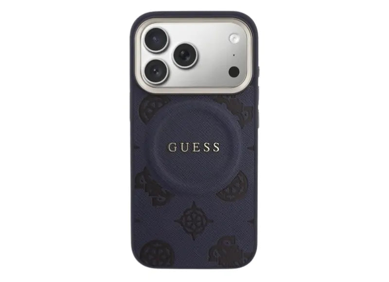 GUESS PEONY HOT STAMP MAGSAFE IPHONE 17 PRO ΘΗΚΗ ΚΙΝΗΤΟΥ (BLUE)