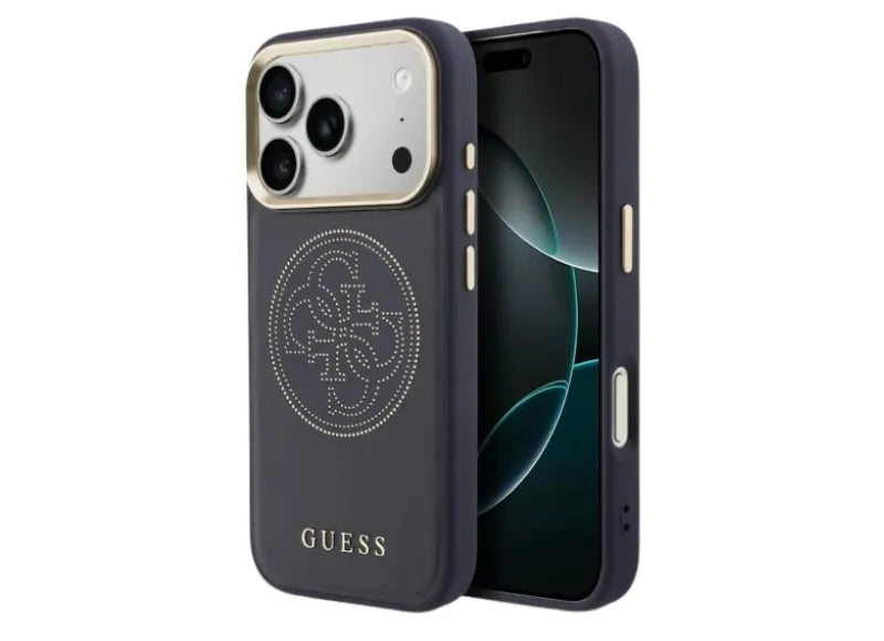 GUESS PERFORATED 4G MAGSAFE IPHONE 17 PRO MAX ΘΗΚΗ ΚΙΝΗΤΟΥ (BLUE)