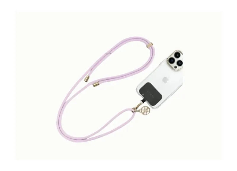 GUESS UNIVERSAL CROSSBODY CORD NYLON 4G METAL LILAC