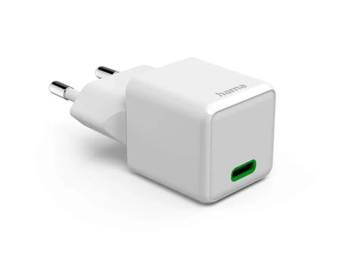 HAMA FAST CHARGING SMARTPHONE CHARGER (WHITE)