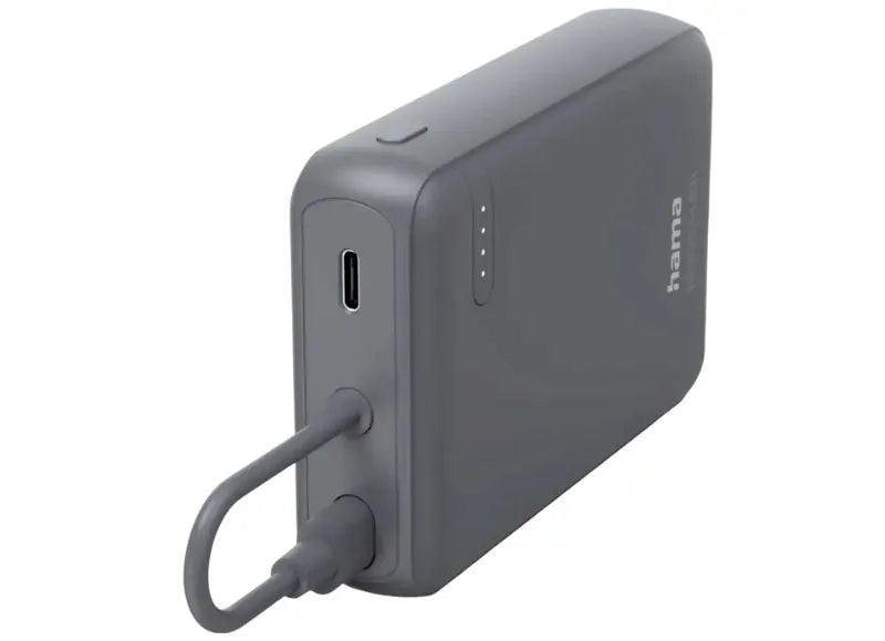 HAMA USB-C 10000MAH 2 PORTS POWER BANK CHARCOAL