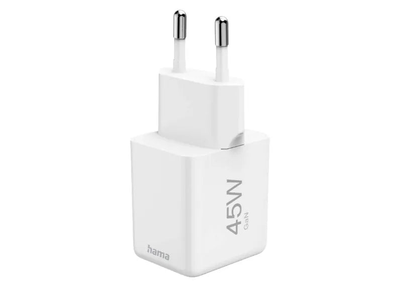 HAMA USB-C SUPER-MINI FAST GAN CHARGER PD 45W ΟΙΚΙΑΚΟΣ ΦΟΡΤΙΣΤΗΣ (WHITE)