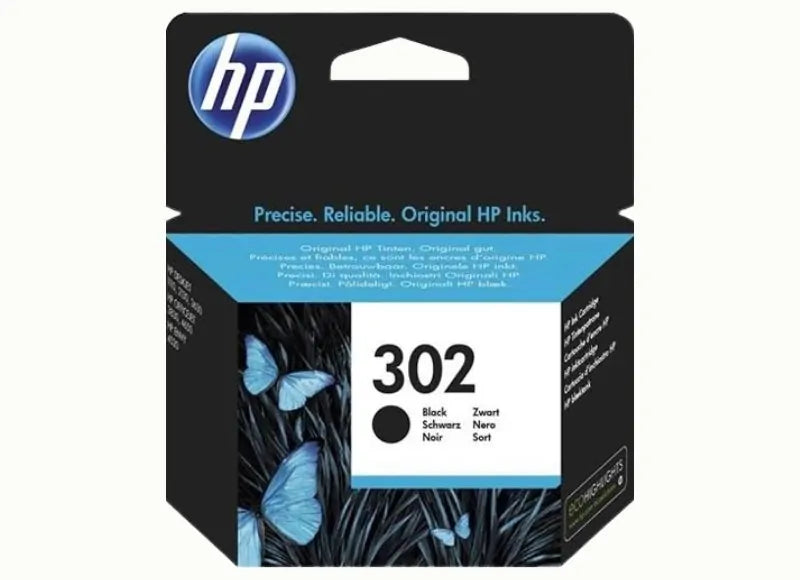 HP Μαύρο Μελάνι 302 F6U66AE