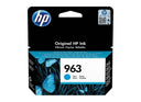 HP Μελάνι 963 3JA23A Κυανό