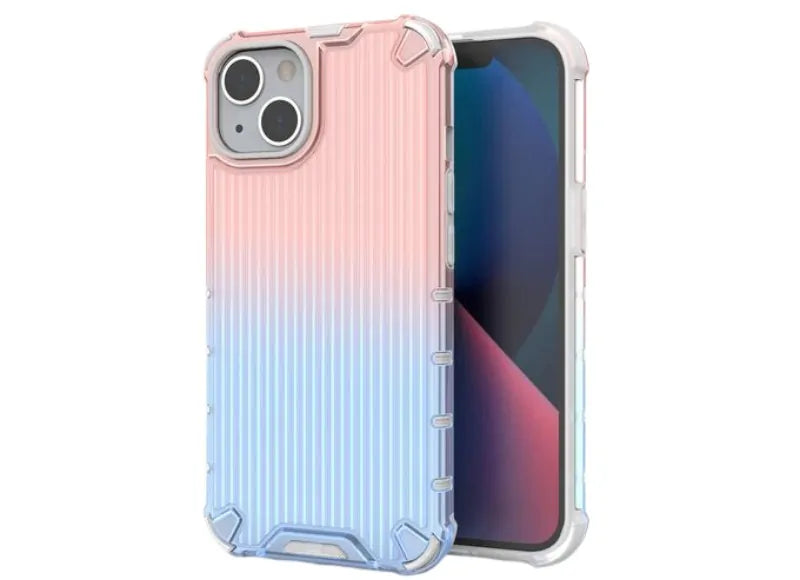 Hurtel Case Ombre Protect Armored for iPhone 13 Pink And Blue