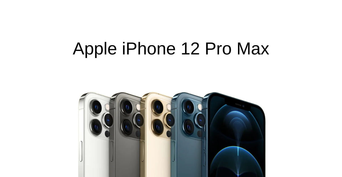 Apple iPhone 12 Pro Max 512GB Graphite Refurbished με 100% μπαταρία - Εξαιρετικό - 3 χρόνια εγγύηση