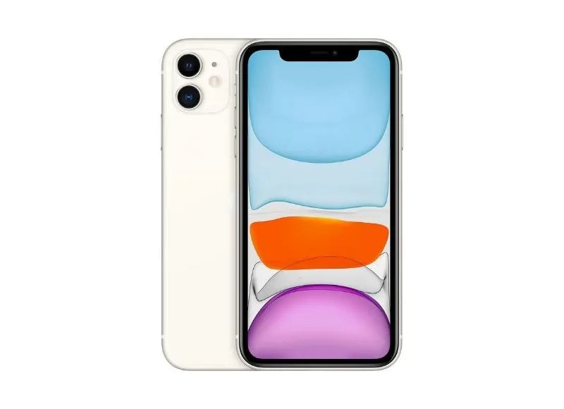 Apple iPhone 11 128GB White Refurbished with 100% battery - Like New - 3 years warranty