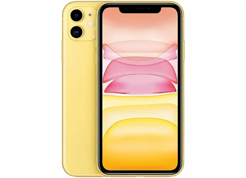 Apple iPhone 11 128GB Yellow Refurbished with 100% battery - Like New - 3 years warranty