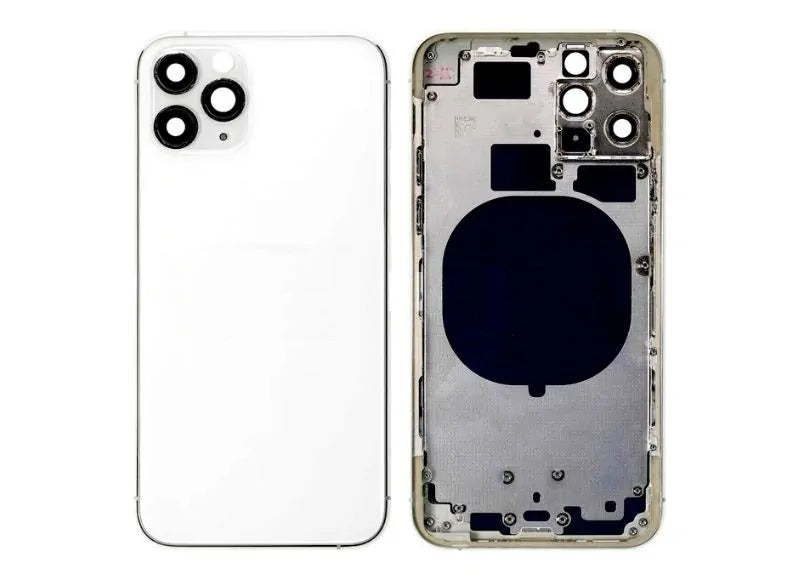 Πίσω Όψη και Μεσαίο Πλαίσιο iPhone 11 Pro Silver (OEM)