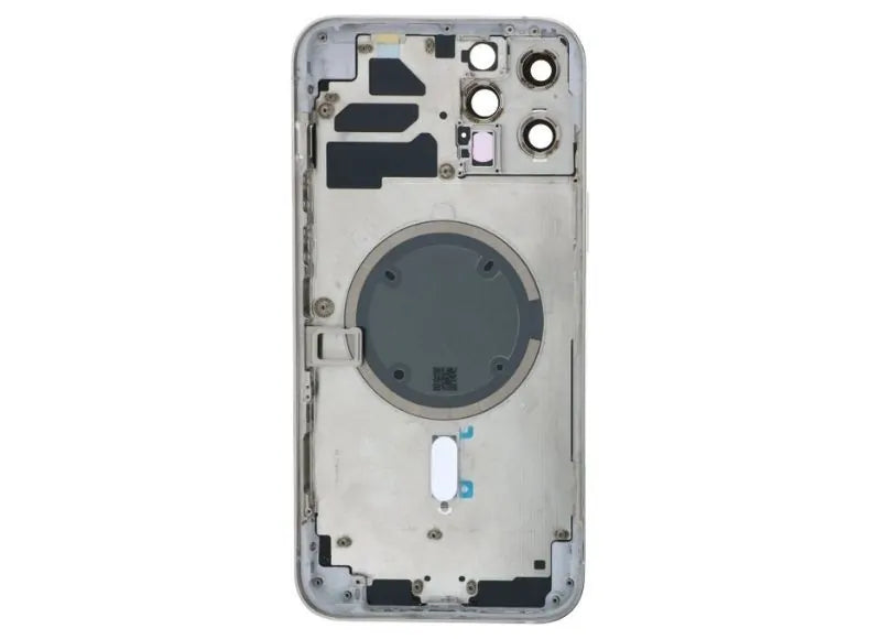 Πίσω Όψη και Μεσαίο Πλαίσιο iPhone 12 Pro Max Silver (OEM)