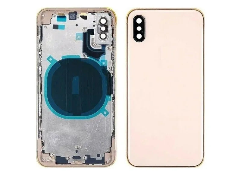 Πίσω Όψη και Μεσαίο Πλαίσιο iPhone XS Gold (OEM)
