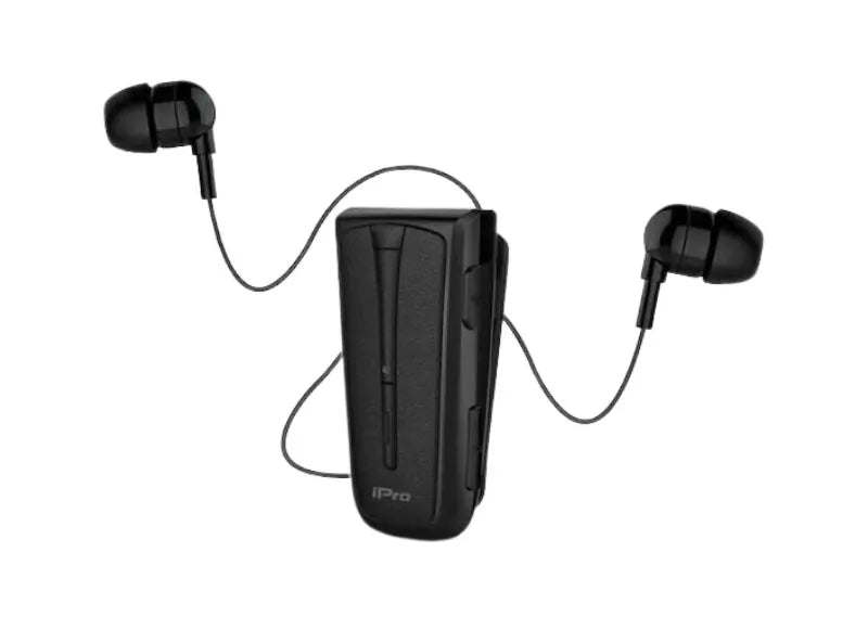 iPro Ασύρματα Ακουστικά RH19S Retractable Μαύρο