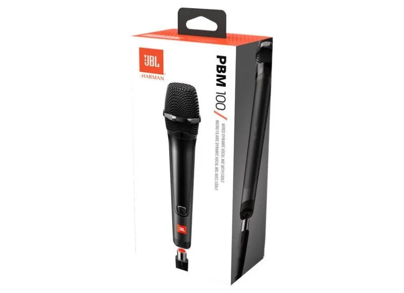 JBL PBM 100 WIRED MICROPHONE 4.5M CABLE BLACK