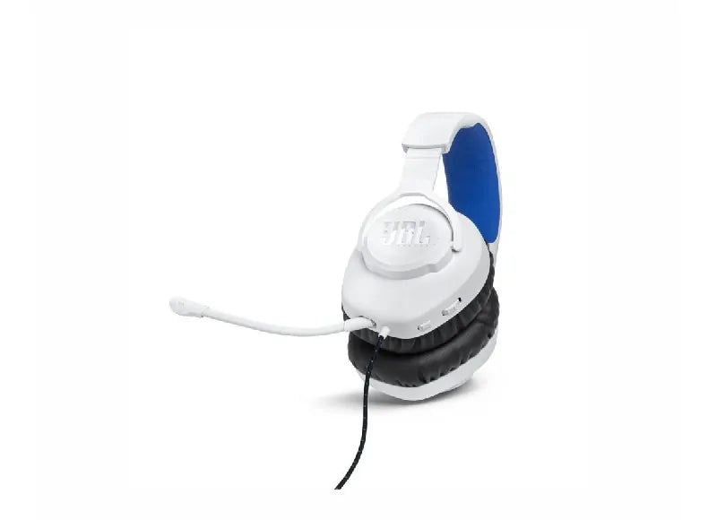 JBL QUANTUM 100P PLAYSTATION (OVER-EAR) WIRED GAMING HEADSET (WHITE/BLUE)