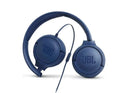 JBL Ενσύρματα Ακουστικά Κεφαλής Tune 500 On-Ear Universal & 1-Button Mic/Rem Μπλε
