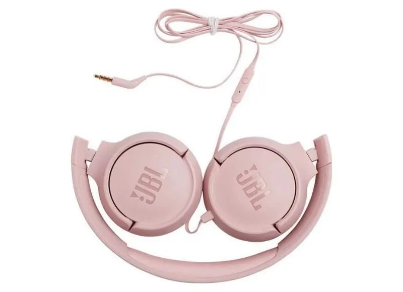 JBL Ενσύρματα Ακουστικά Κεφαλής Tune 500 On-Ear Universal & Mic Ροζ