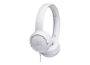 JBL TUNE 500 (ON-EAR) HEADPHONES & MIC (UNIVERSAL) - 3.5mm JACK (WHITE)