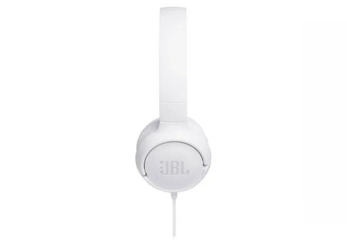 JBL TUNE 500 (ON-EAR) HEADPHONES & MIC (UNIVERSAL) - 3.5mm JACK (WHITE)
