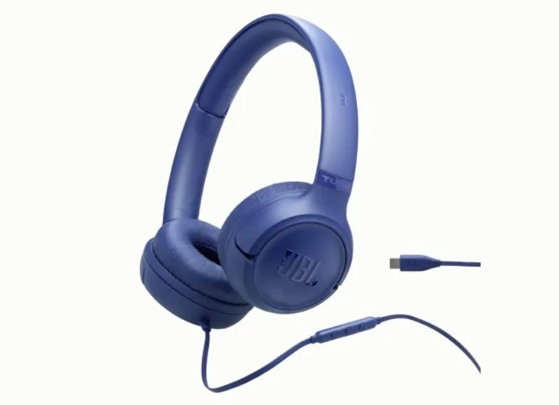 JBL TUNE 520C USB-C ON-EAR ΕΝΣΥΡΜΑΤΑ ΑΚΟΥΣΤΙΚΑ (BLUE)