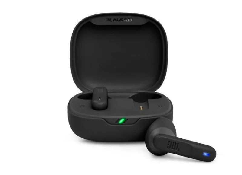 JBL Wireless Headphones Wave Flex Ear-Buds Black