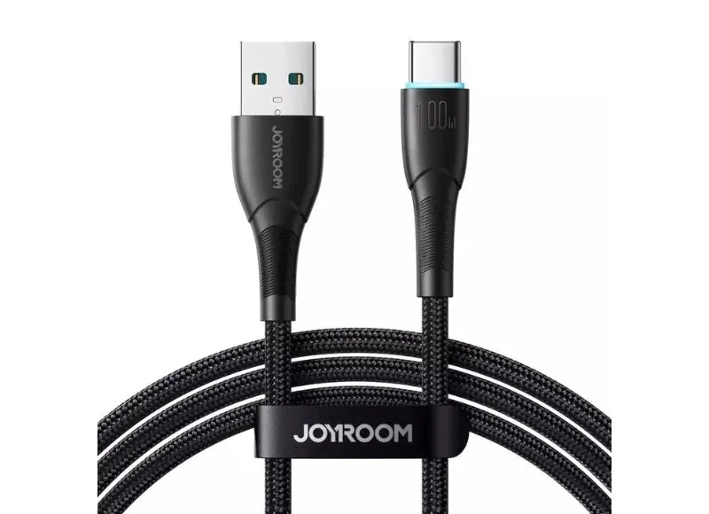 JOYROOM STARRY SERIES SA32-AC6 USB-A TO USB-C 100W 1M CABLE BLACK