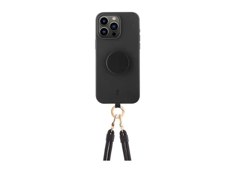 JUST ELEGANCE POPGRIP 3IN1 CASE FOR IPHONE 15 PRO (BLACK)