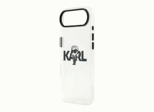 Karl Lagerfeld Case Iml Karl Sketch Logo MagSafe for iPhone Air Clear