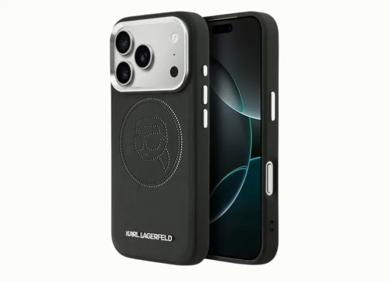 KARL LAGERFELD K HEAD POINT LOGO MAGSAFE IPHONE 17 PRO ΘΗΚΗ ΚΙΝΗΤΟΥ (BLACK)