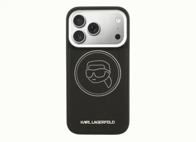 KARL LAGERFELD K HEAD POINT LOGO MAGSAFE ΘΗΚΗ ΓΙΑ IPHONE 17 PRO MAX (ΜΑΥΡΟ)