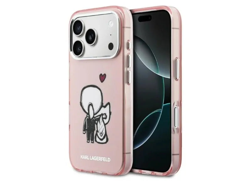 KARL LAGERFELD KARL & CHOUPETTE MAGSAFE ΘΗΚΗ ΓΙΑ IPHONE 17 PRO MAX ΡΟΖ