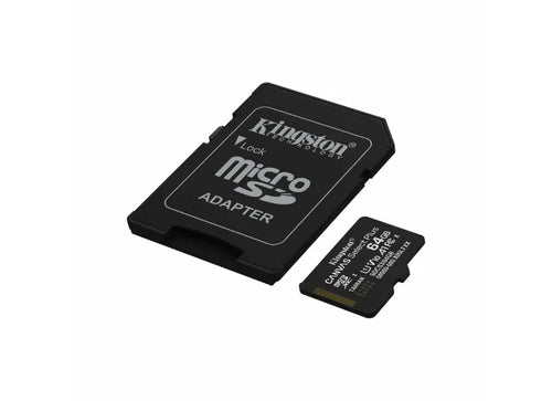 Kingston Κάρτα Μνήμης Canvas Select Plus GEN3 microSDXC 64GB UHS-I με SD Adapter