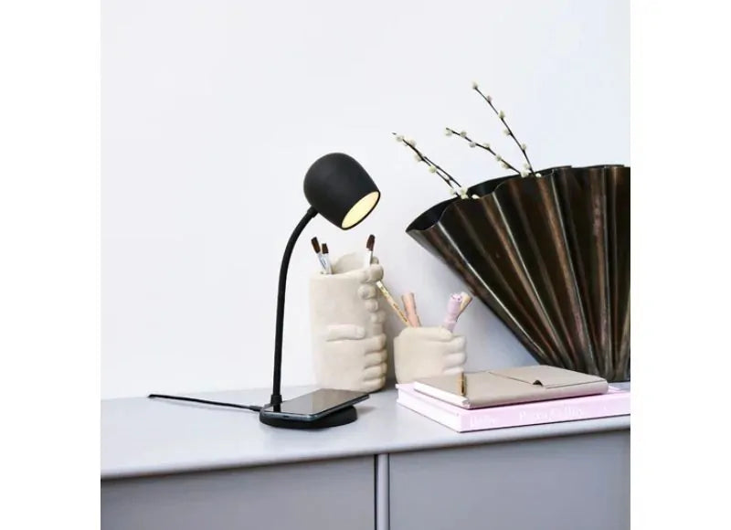 KREAFUNK ELLIE 3-σε-1 LAMP / SPEAKER / Qi charger (BLACK)