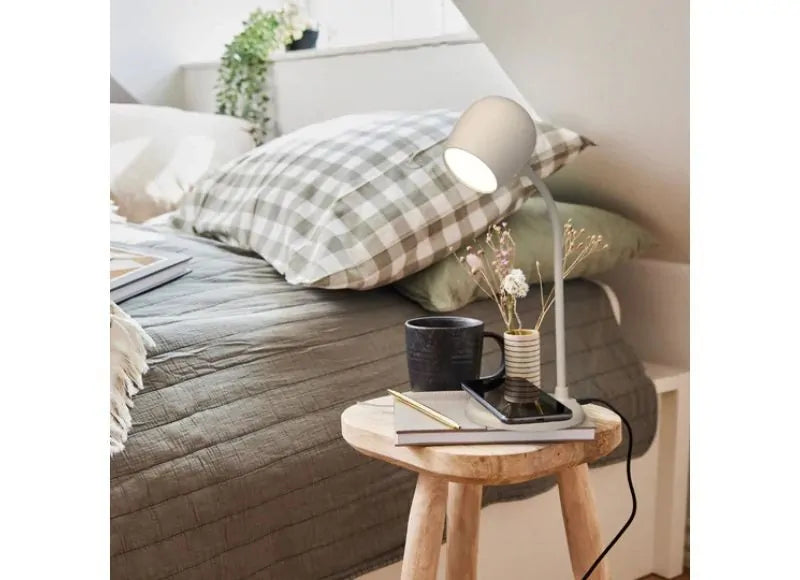 KREAFUNK ELLIE 3-σε-1 LAMP / SPEAKER / Qi charger (IVORY SAND)