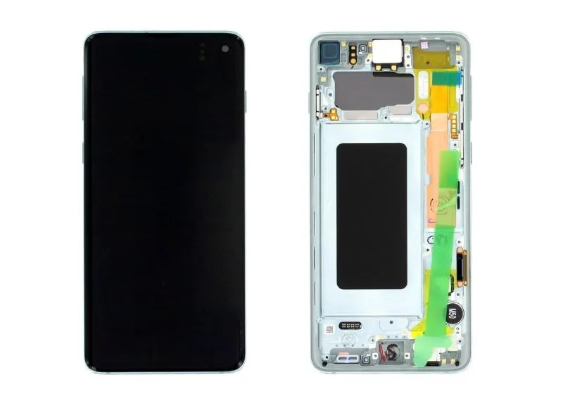 Αυθεντική Οθόνη Samsung S10 G973 Green (Samsung Service Pack GH82-18850E)