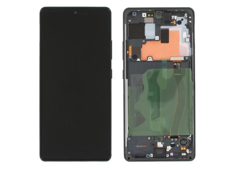 Αυθεντική Οθόνη Samsung S10 Lite G770 Prism Black (Samsung Service Pack GH82-21672A)